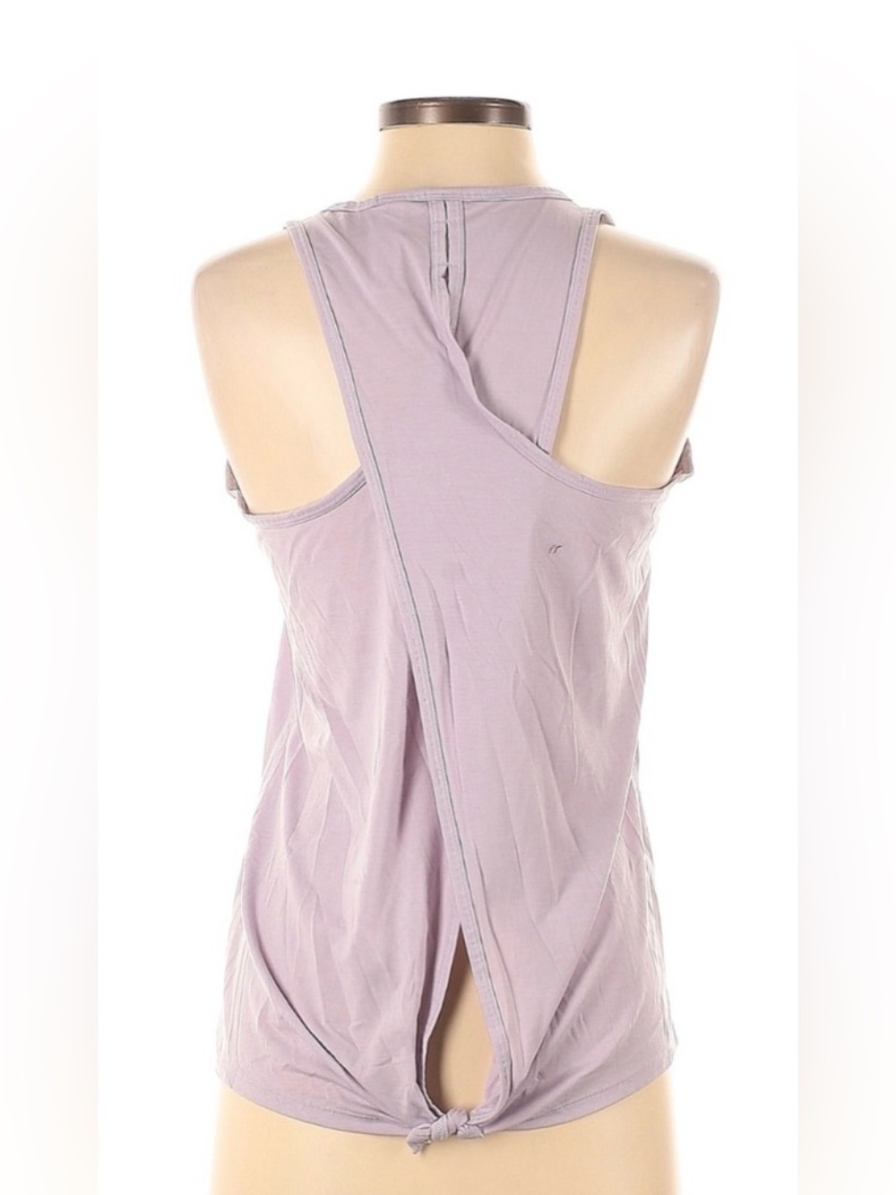 Athleta Essence Tie Back Tank Top Lavender Lilac Size Small